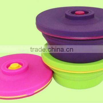 New Arrival Clear Silicone Take Away Food Container