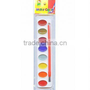 8 Color Damp-Dry Water Color Oval Set