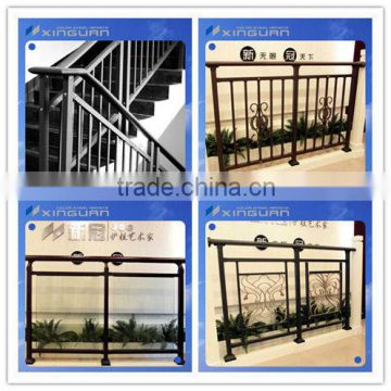 Wrought iron balcony balustrade design MADE in FACTORY with in-house powder coat line