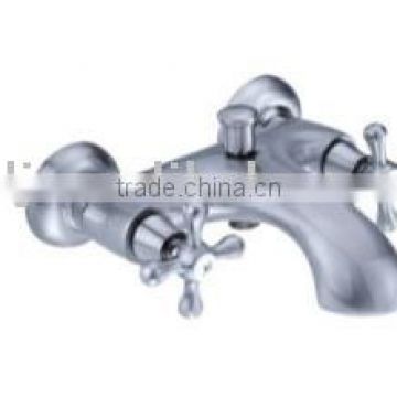 contemporary dual handle bathtub faucet