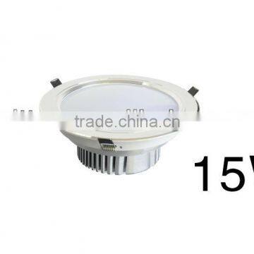 Round Recessed Lumen LED Down Light,15W