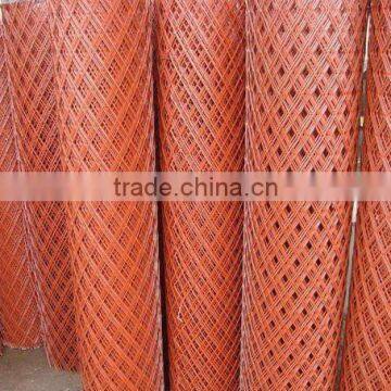 PVC coated expanded wire mesh