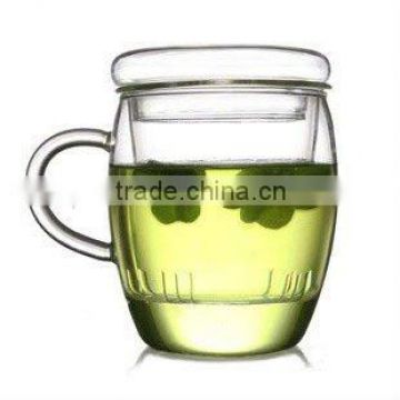 Bright neat glass tea cup