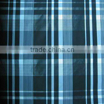 30D plaid yarn dyed shape memory fabric for jacket