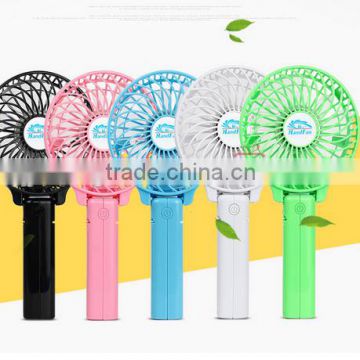 2016 alibaba china Office Desk table hand held mini fan Air cooler with rechargeable battery