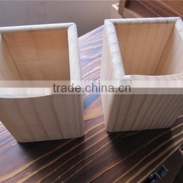 wooden handmade flower pot trays