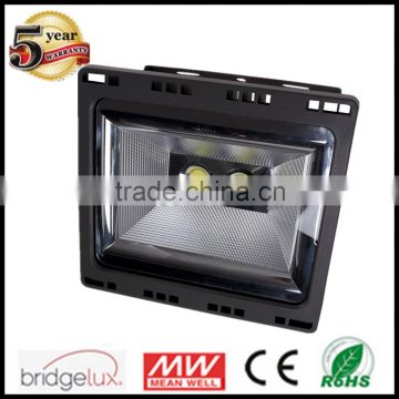 100w High Lumen Bridgelux COB waterproof ip65 Outdoor LED Flood Light