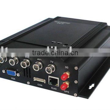 4-CH Hard Disk Vehicle DVR with Built-in 3G and Wifi Module
