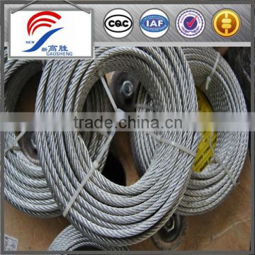 7x7 Guaranteed plastic coated steel wire cable for sale