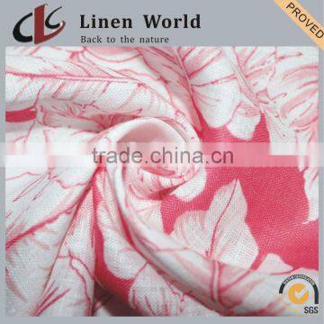 2836 100%Linen 17*21 52*53 55/56" Printed Fabric
