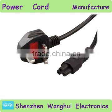 UK power cord with IEC C15 connector/BS power cord/AC power cord