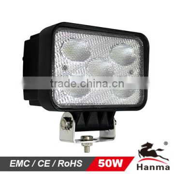 Wide flood 120 degree led working lights,car accessories 50W CREE LED work light, waterproof auto lamp