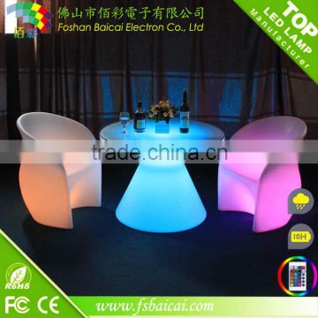 lluminated flashing color changing LED tea tabale,bar table