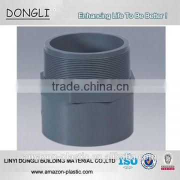 pvc manufacturer fitting name pvc pipe adapter with good quality