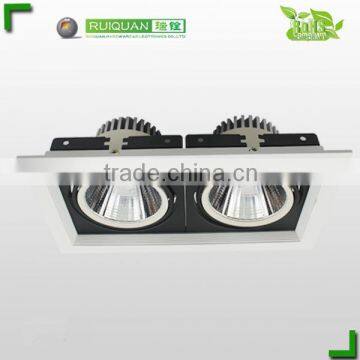 Use cold forging for 2*7w cob led grille lamp