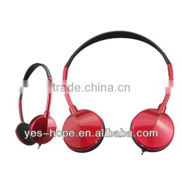Clear sounding fashionable diesign 2 pin cheap airline headband headphone for promtion