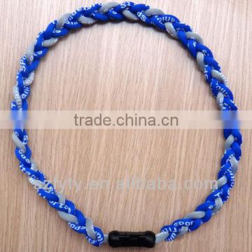 2014 hot sale 3 ropes titanium sports necklace 3