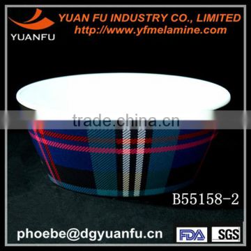 Round printing plastic candy bowl