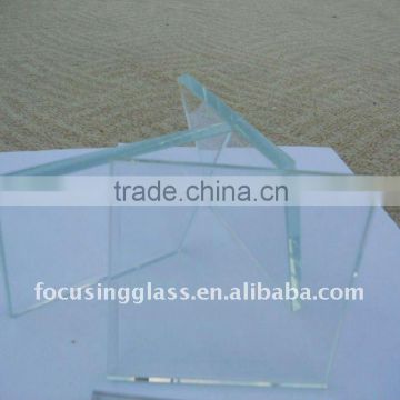 Eco-friendly 5mm Square Tempered Glass for Building