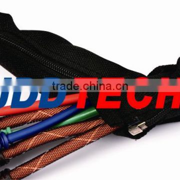Cable management wrap-Zipper multifilament wrap