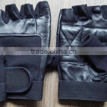 Leather Weight lifting Gloves