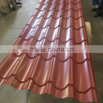Aluminium Zinc Roofing Sheets / Colored Coated Tiles and building materials factory in China