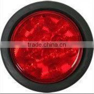 red 4'' Round LED Light/Lamp,12 LEDS Stop/Turn/Tail