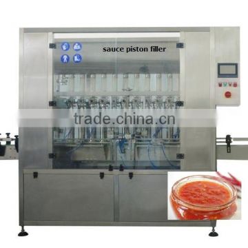 4 head automatic tomato paste piston Filling Machine with CE certificated factory price
