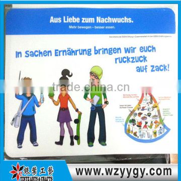 2013 newly Plastic PP Placemat for household use and promotion