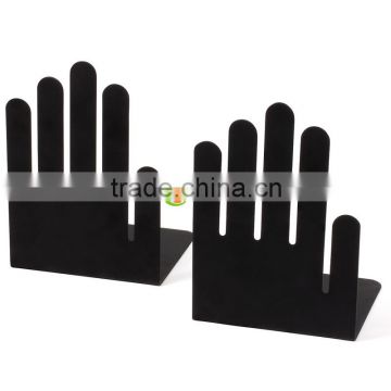 Metal Pairs of large hand bookends for sale