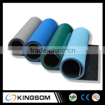 High performance 2mm*1m*10m / 2mm*1.2m*10m Cleanroom Anti-static rubber table top mat