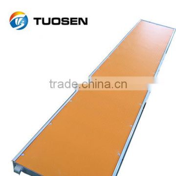 FRP scaffolding panel with aluminum frame