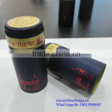 PVC heat shrinkable film Wine capsule,High Quality PVC Shrink Capsule for Wine Bottles