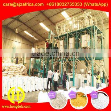 Corn Mill Maize Flour Production Line,Super White Maize Meal for Kenya