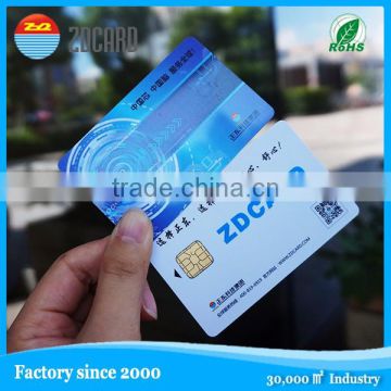 J2A040 Contact IC Card With 2 track Hico Magnetic stripe