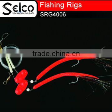 Carp fishing Sabiki fishing rigs 15cm red Eel eye tube