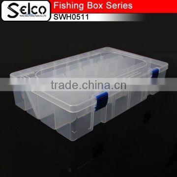 SWH0511 Transparent plastic fishing tackle box