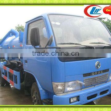 4cbm vacuum sewer cleaning truck, Sewage Suction Truck