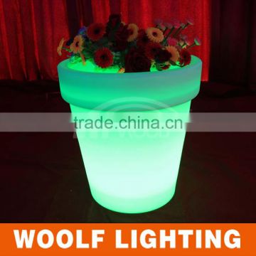 RGB LED Decorative Flower Pot LED Flower Pot RGB Outdoor LED Plastic Pot Lights