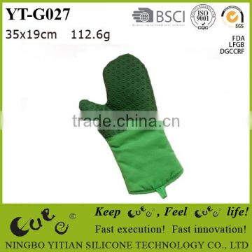heat resistant silicone oven mitt gloves YT-G027