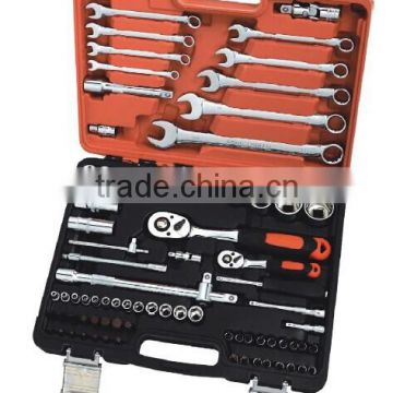 High quality CR-V hand tools set / 82 pcs kraft tools set