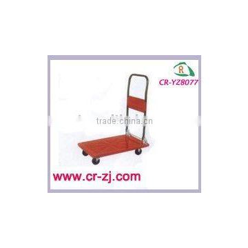 Red spray painting&plastic flat hand truck
