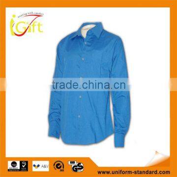 100% Cotton Design china made latest custom stiff collar design shirt