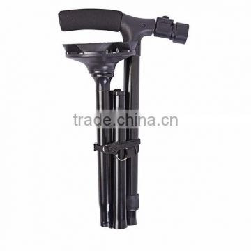 as seen on tv double grab handle/arm Self Standing stick/cane magic LED light folding cane