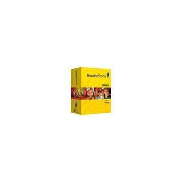 Version 3 Spanish, Spain Level 1, 2, 3, 4, 5 Rosetta Stone Software With Microphone