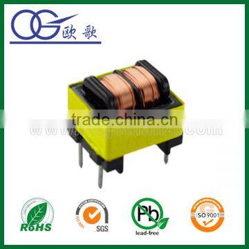 EE8.3 horizontal double slot Switching power transformer pin2+2 , 24V 12V 5V 230v 24v transformer