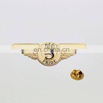 custom design metal pilot wings lapel pins