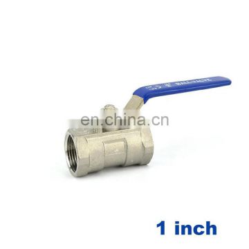 GOGO High quality 1PC Ball valve Stainless steel DN25 Female thread 1 inch BSP SS304 201 SS316L Small 2 way Ball Valve