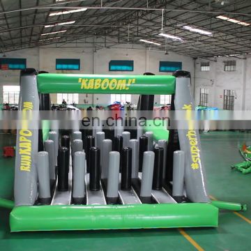 Low price  runway sport games Inflatable column obstacle course for commercial events and match