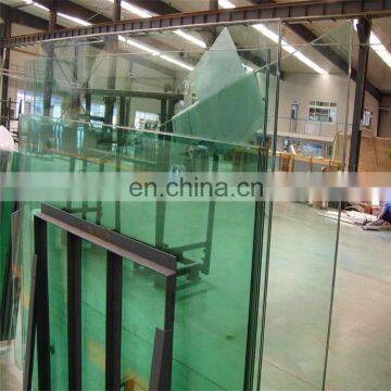 Factory construction-real-estate triple super white tempered laminated insulated glass price